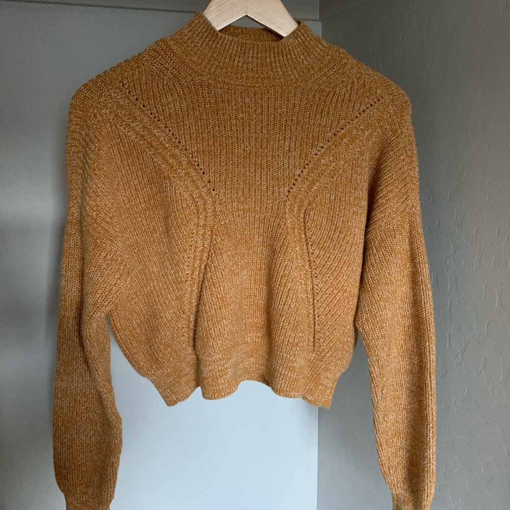 Kendall & Kylie Mock Neck Sweater